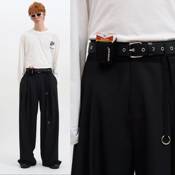 HYEIN SEO Leather Belt Cigarette Holder Black Unisex One Size Streetwear main image 11